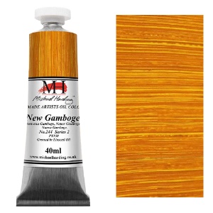 Michael Harding Artists Oil Colour 40ml New Gamboge