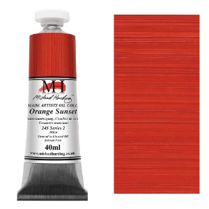 Michael Harding Artists Oil Colour 40ml Orange Sunset