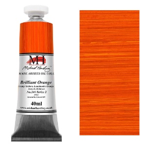 Michael Harding Artists Oil Colour 40ml Brilliant Orange
