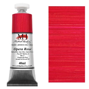 Michael Harding Artists Oil Colour 40ml Opera Rose