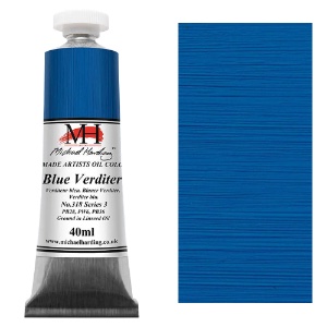 Michael Harding Artists Oil Colour 40ml Blue Verditer