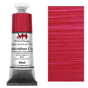 Michael Harding Artists Oil Colour 40ml Quinacridone Coral