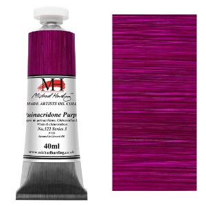 Michael Harding Artists Oil Colour 40ml Quinacridone Purple