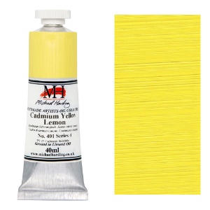 Michael Harding Artists Oil Colour 40ml Cadmium Yellow Lemon
