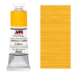 Michael Harding Artists Oil Colour 40ml Cadmium Golden Yellow
