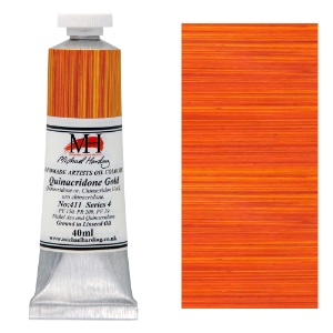 Michael Harding Artists Oil Colour 40ml Quinacridone Gold