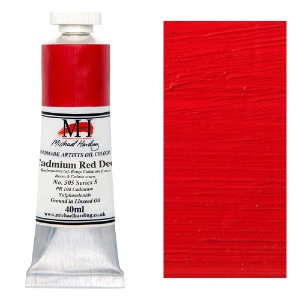 Michael Harding Artists Oil Colour 40ml Cadmium Red Deep
