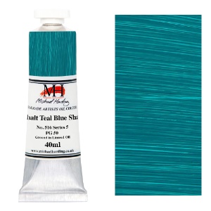 Michael Harding Artists Oil Colour 40ml Cobalt Teal Blue Shade