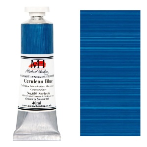 Michael Harding Artists Oil Colour 40ml Cerulean Blue