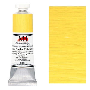 Michael Harding Artists Oil Colour 40ml Genuine Naple Yellow Light