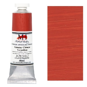 Michael Harding Artists Oil Colour 40ml Genuin Chinese Vermilion