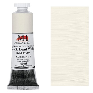 Michael Harding Artists Oil Colour 40ml Stack Lead White