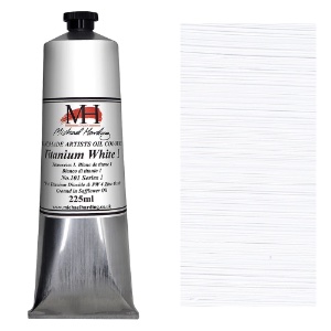 Michael Harding Artists Oil Colour 225ml Titanium White 1 (Walnut)