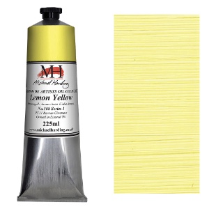 Michael Harding Artists Oil Colour 225ml Lemon Yellow