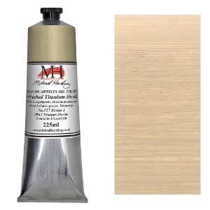 Michael Harding Artists Oil Colour 225ml Unbleached Titanium Dioxide