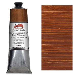 Michael Harding Artists Oil Colour 225ml Raw Sienna