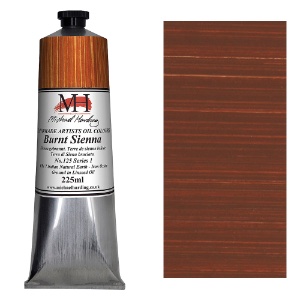 Michael Harding Artists Oil Colour 225ml Burnt Sienna