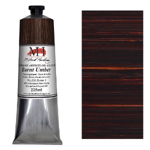 Michael Harding Artists Oil Colour 225ml Burnt Umber