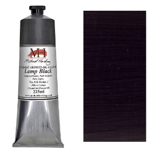 Michael Harding Artists Oil Colour 225ml Lamp Black