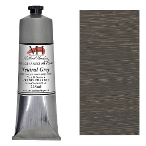 Michael Harding Artists Oil Colour 225ml Neutral Grey N5