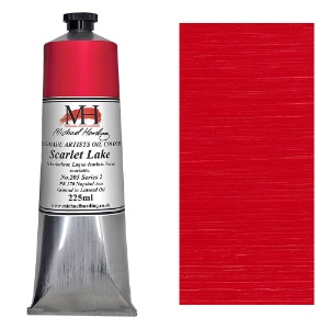 Michael Harding Artists Oil Colour 225ml Scarlet Lake