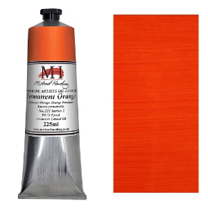 Michael Harding Artists Oil Colour 225ml Permanent Orange