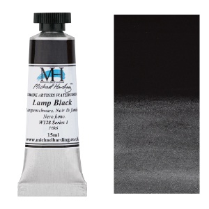 Michael Harding Artists Watercolor 15ml Lamp Black