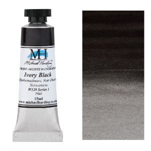 Michael Harding Artists Watercolor 15ml Ivory Black