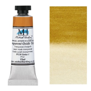 Michael Harding Artists Watercolor 15ml Transparent Oxide Yellow