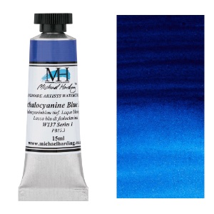 Michael Harding Artists Watercolor 15ml Phthalocyanine Blue Lake