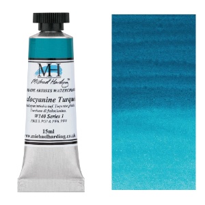 Michael Harding Artists Watercolor 15ml Phthalocyanine Turquoise