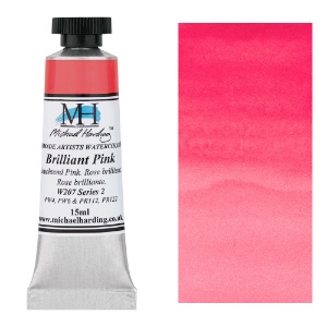 Michael Harding Artists Watercolor 15ml Brilliant Pink