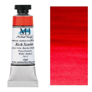 Michael Harding Artists Watercolor 15ml Rich Scarlet