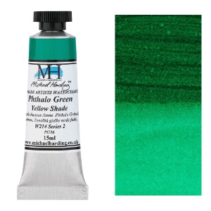 Michael Harding Artists Watercolor 15ml Phthalo Green Yellow Shade