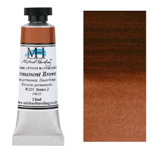 Michael Harding Artists Watercolor 15ml Permanent Brown
