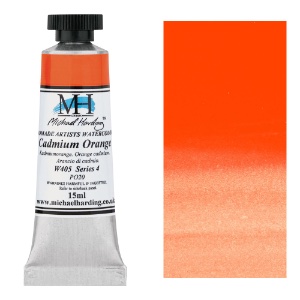 Michael Harding Artists Watercolor 15ml Cadmium Orange