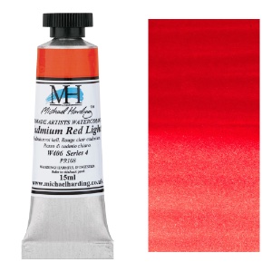 Michael Harding Artists Watercolor 15ml Cadmium Red Light