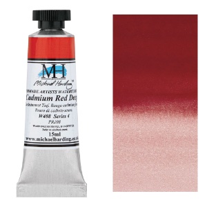 Michael Harding Artists Watercolor 15ml Cadmium Red Deep