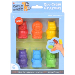 Micador Early StART Zoo Crew Crayon 6 Set