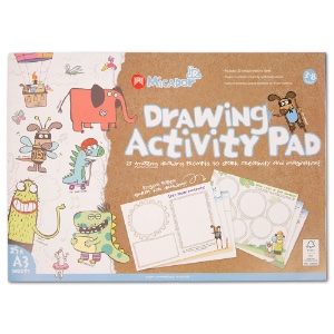 Micador jR. A3 Drawing Activity Pad 25 Sheets 11.75"x16.5"