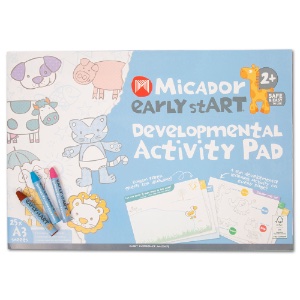 Micador Early StART A3 Developmental Activity Pad 25 Sheets 11.75"x16.5"