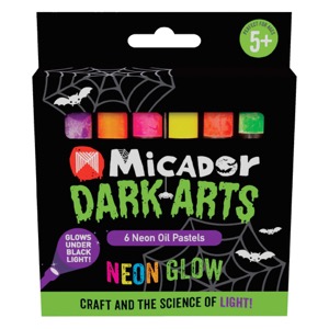 Micador Dark Arts Neon Oil Pastel 6 Set Assorted