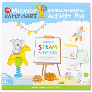 Micador Early StART Developmental Activity Pad 10 Sheets 8.27"x8.27"