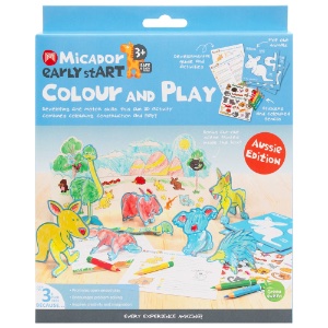 Micador Early StART Colour & Play 6 Set Aussie Edition