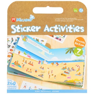 Micador jR. Sticker Activities Pack 260 Set Travel Edition