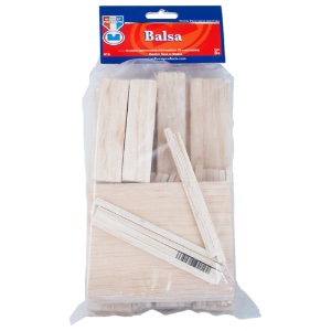 1/16 x 1/2 x 24 Balsa Wood Sticks