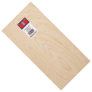 Midwest Products Maple Plywood Sheet 3/8"x6"x12"