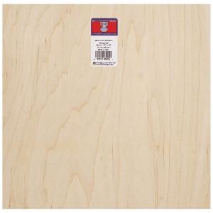 Midwest Products Maple Plywood Sheet 3/8"x12"x12"