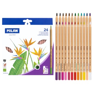 MILAN THICKLead Color Pencil 3.5mm 24 Set