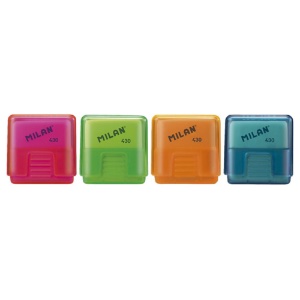 MILAN 430 ERASER w/ CASE FLUOR